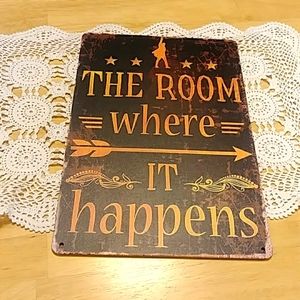 Distressed rustic look wall art